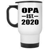 Opa Established EST. 2020 - White Travel Mug