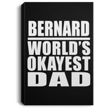 Bernard World's Okayest Dad - Canvas Portrait