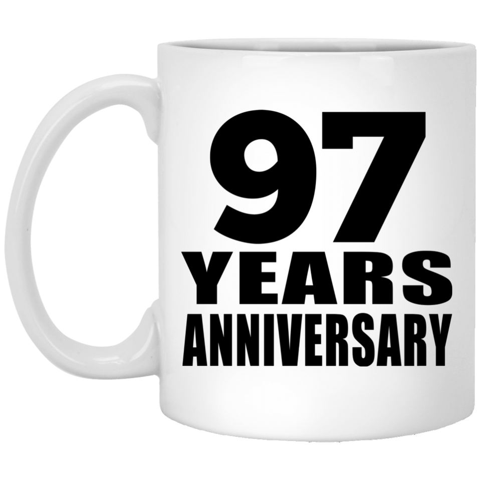 97th Anniversary 97 Years - 11 Oz Coffee Mug