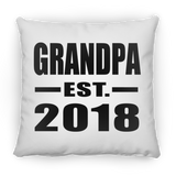 Grandpa Established EST. 2018 - Throw Pillow