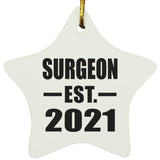 Surgeon Established EST. 2021 - Star Ornament