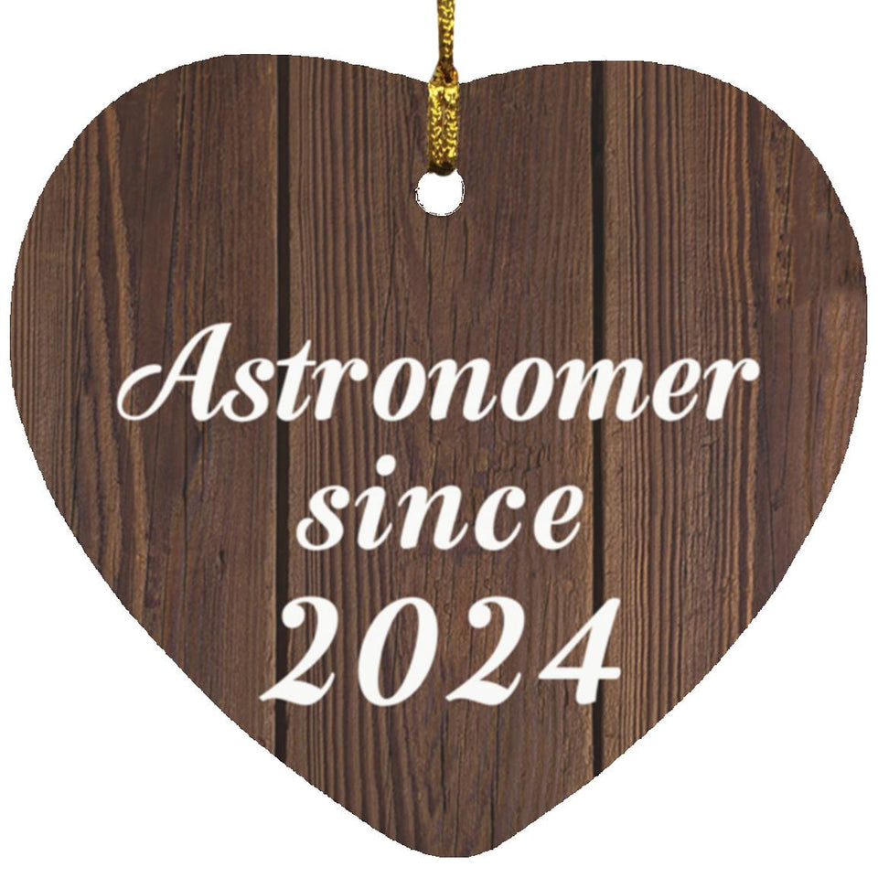 Astronomer Since 2024 - Heart Ornament D