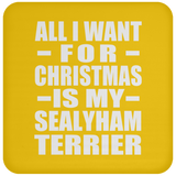 All I Want For Christmas Is My Sealyham Terrier - Coaster