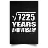 85th Anniversary Square Root of 7225 Years Anniversary - Poster Portrait