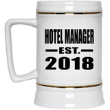 Hotel Manager Established EST. 2018 - Beer Stein