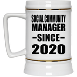 Social Community Manager Since 2020 - Beer Stein