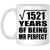 39th Anniversary Square Root of 1521 Years of Mr Perfect - 11oz Coffee Mug
