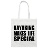 Kayaking Makes Life Special - Tote Bag White