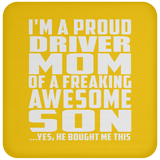 Proud Driver Mom Of Awesome Son - Drink Coaster