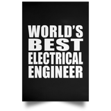 World's Best Electrical Engineer - Poster Portrait