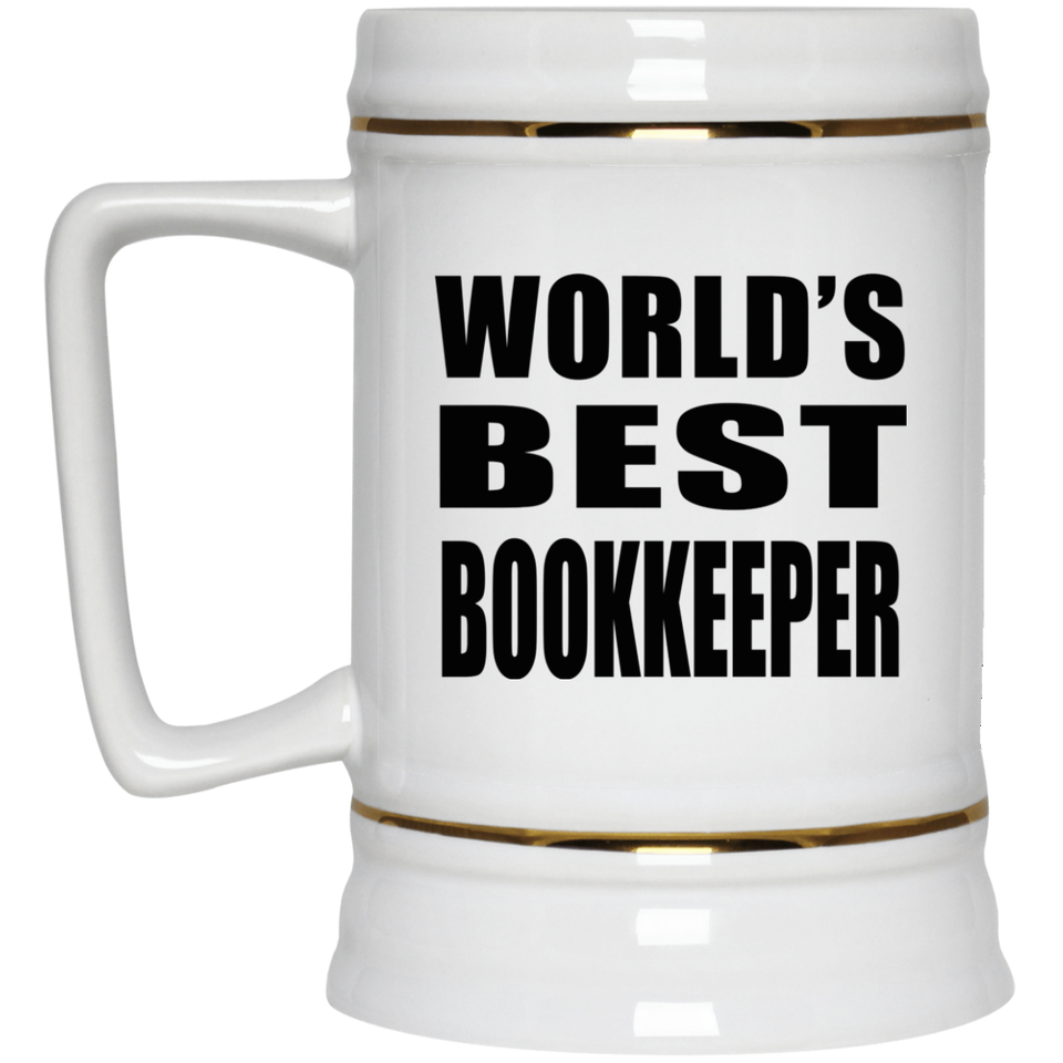 World's Best Bookkeeper - Beer Stein