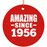 68th Birthday Amazing Since 1956 - Circle Ornament