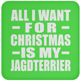 All I Want For Christmas Is My Jagdterrier - Coaster