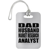 Dad Husband Market Research Analyst - Luggage Bag Tag