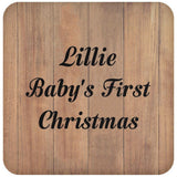 Lillie Baby's First Christmas - Drink Coaster C