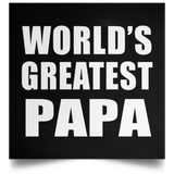 World's Greatest Papa - Poster Square