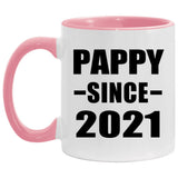 Pappy Since 2021 - 11oz Accent Mug Pink