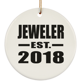 Jeweler Established EST. 2018 - Circle Ornament