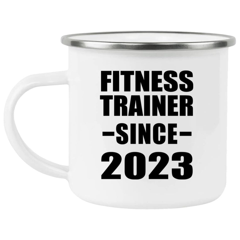 Fitness Trainer Since 2023 - 12oz Camping Mug
