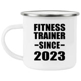 Fitness Trainer Since 2023 - 12oz Camping Mug