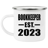 Bookkeeper Established EST. 2023 - 12oz Camping Mug