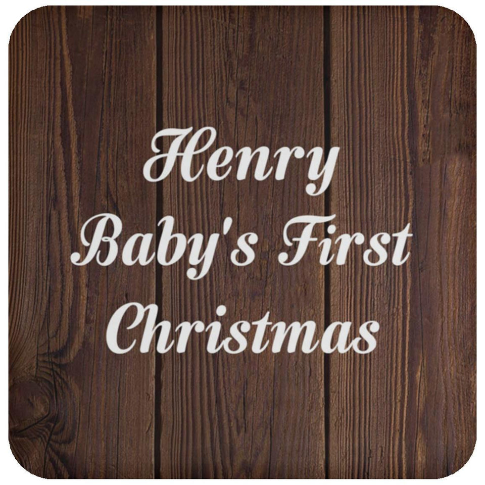 Henry Baby's First Christmas - Drink Coaster D