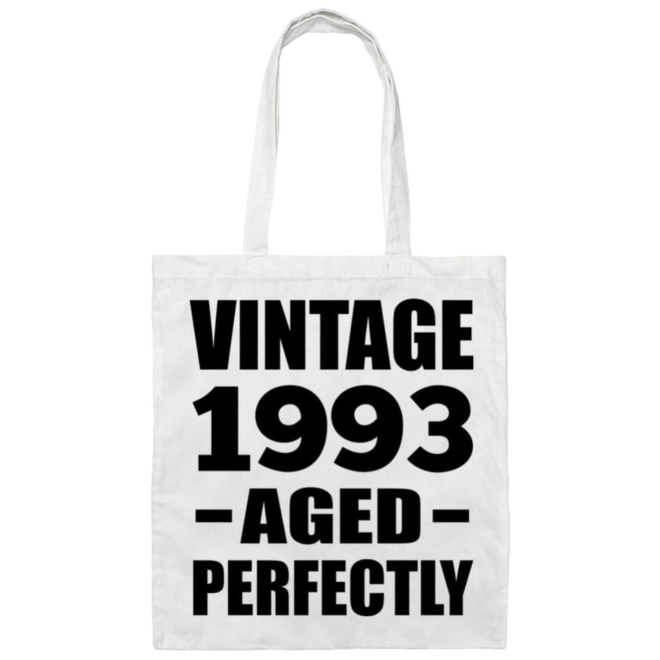 31st Birthday Vintage 1993 Aged Perfectly - Tote Bag White