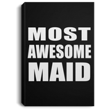 Most Awesome Maid - Canvas Portrait