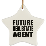 Future Real Estate Agent - Star Ornament