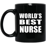 World's Best Nurse - 11 Oz Coffee Mug Black