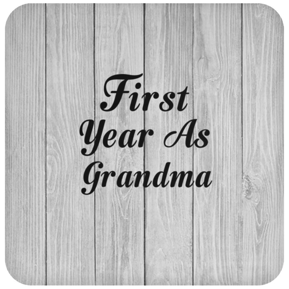 First Year As Grandma - Drink Coaster F
