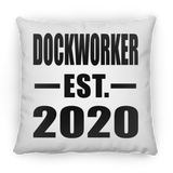 Dockworker Established EST. 2020 - Throw Pillow