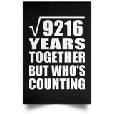 96th Anniversary Square Root of 9216 Years Who's Counting - Poster Portrait