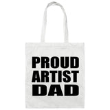 Proud Artist Dad - Tote Bag White