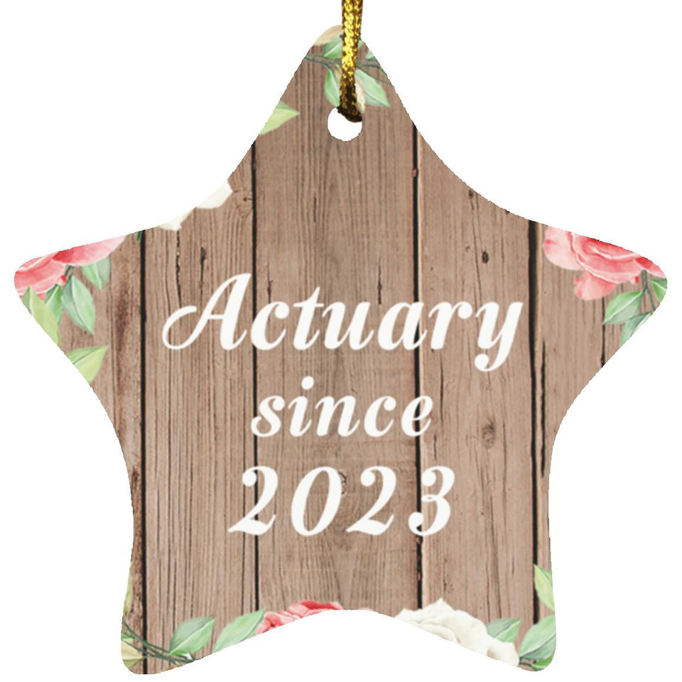 Actuary Since 2023 - Star Ornament B