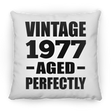47th Birthday Vintage 1977 Aged Perfectly - Throw Pillow