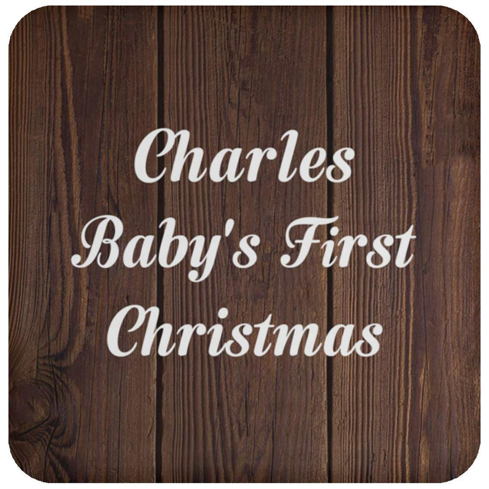 Charles Baby's First Christmas - Drink Coaster D