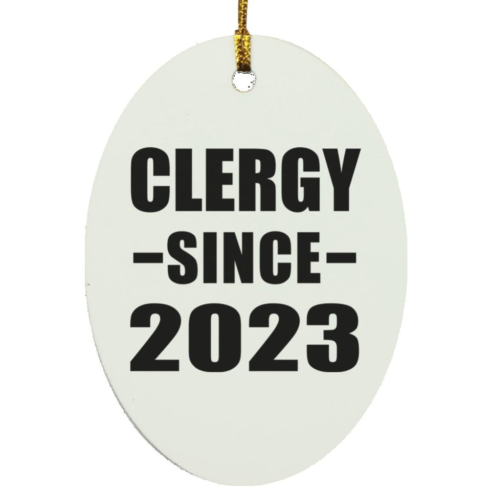 Clergy Since 2023 - Oval Ornament