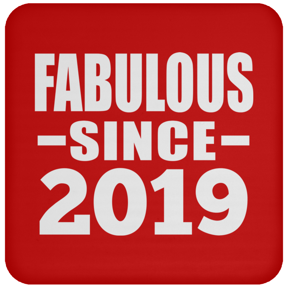5th Birthday Fabulous Since 2019 - Drink Coaster