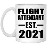 Flight Attendant Established EST. 2021 - 11oz Coffee Mug