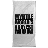 Myrtle World's Okayest Mum - Hand Towel