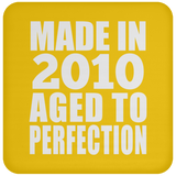14th Birthday Made In 2010 Aged to Perfection - Drink Coaster