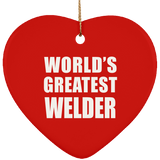 World's Greatest Welder - Heart Ornament