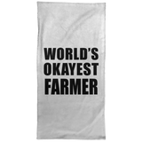 World's Okayest Farmer - Hand Towel