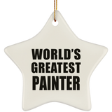 World's Greatest Painter - Star Ornament