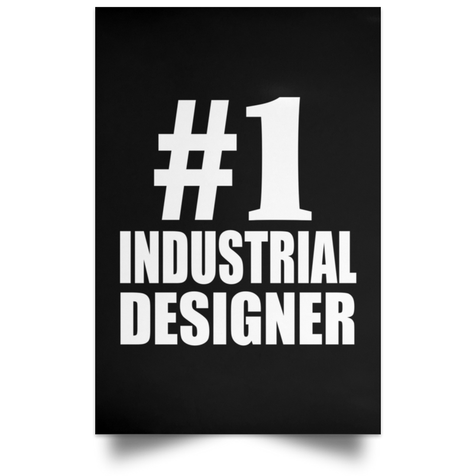 Number One #1 Industrial Designer - Poster Portrait