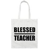 Blessed Teacher - Tote Bag White