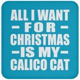 All I Want For Christmas Is My Calico Cat - Coaster
