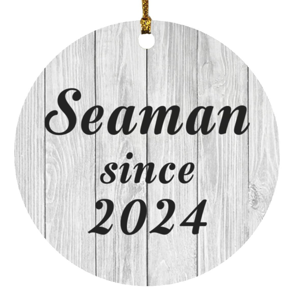 Seaman Since 2024 - Circle Ornament F