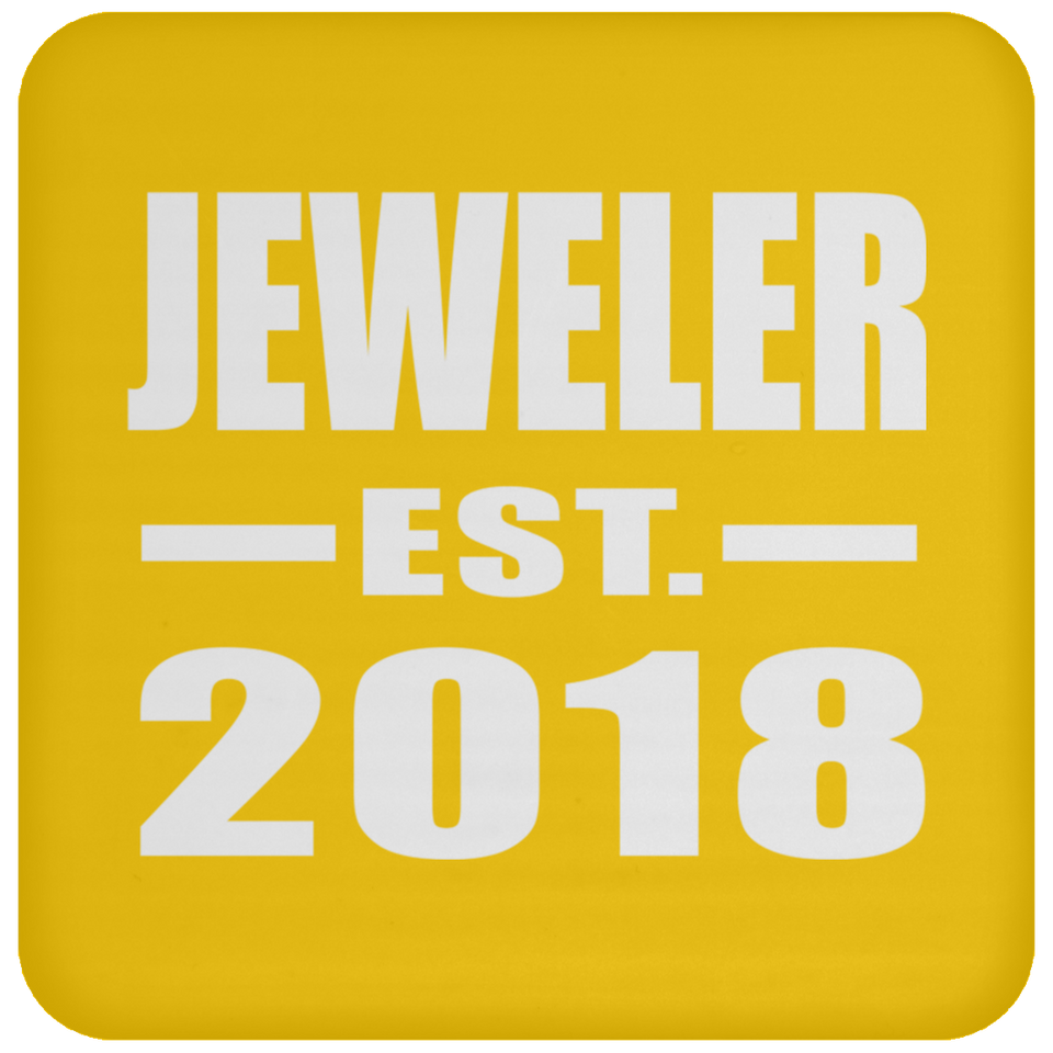 Jeweler Established EST. 2018 - Drink Coaster